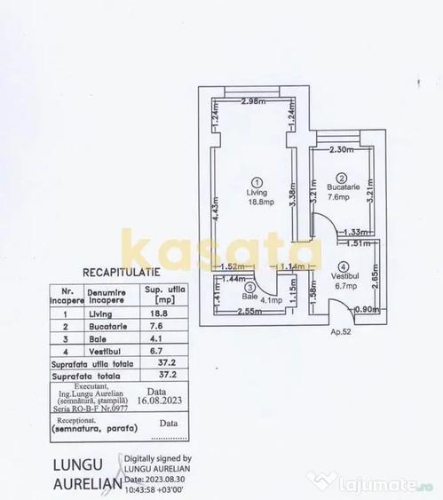 Garsoniera I Ivory Residence I 37 mp I et 5 I investitie - 1