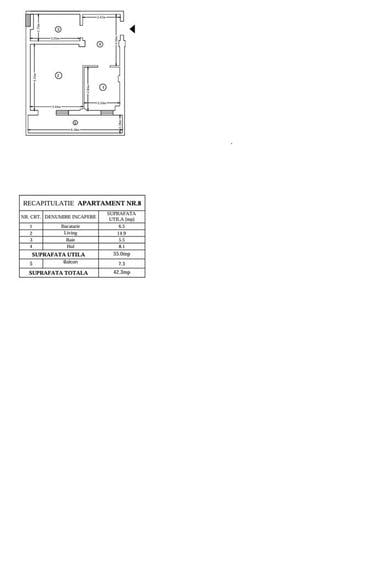 APARTAMENT CU O CAMERA DECOMANDAT ETAJ 1 BLOC NOU FINALIZAT 0%COMISION - 3