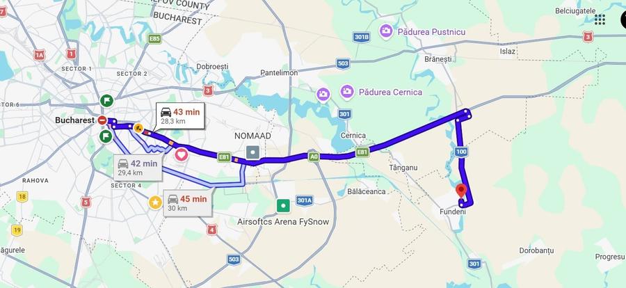 Teren Construcții intravilan de 828 mp, în Sud