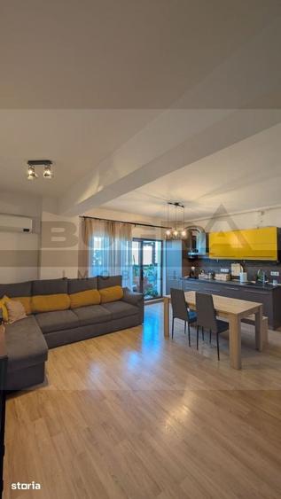 Apartament cu 3 camere semidecomandat, mobilat în Europa