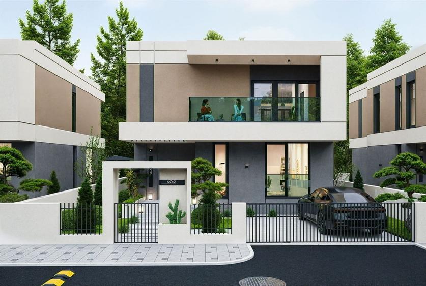 Casă individuală cu 4 camere cu Canalizare în Fundeni
