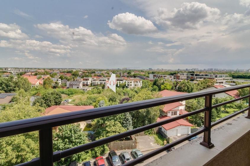 Apartament cu 2 camere semidecomandat, mobilat în Băneasa