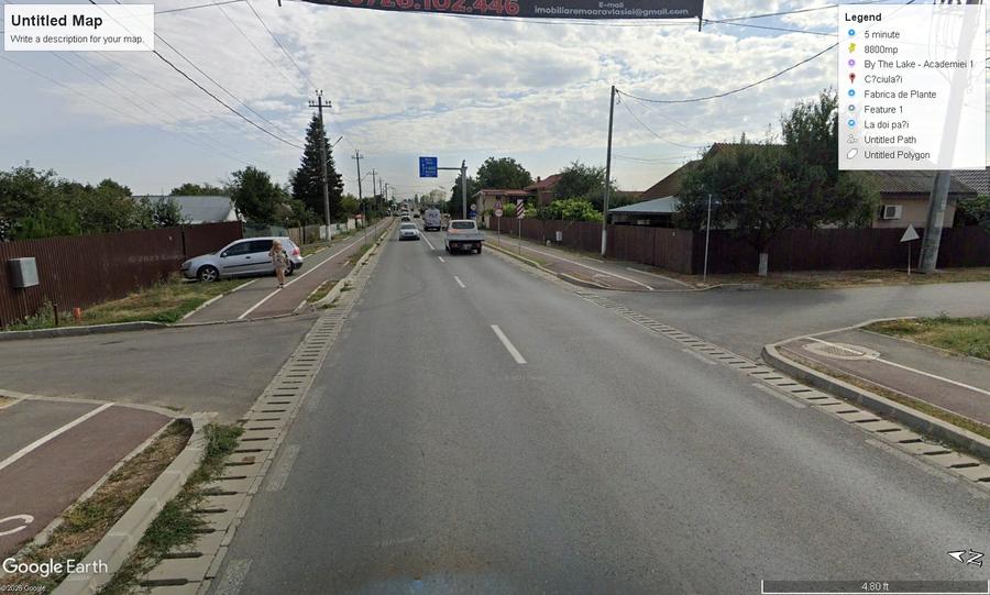Teren Construcții intravilan de 2500 mp, în Căciulați