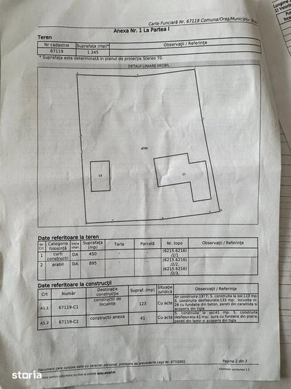 Casă cu 4 camere cu Teren 1345 Mp în Central