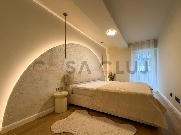 Apartament cu 2 camere semidecomandat, mobilat în Central