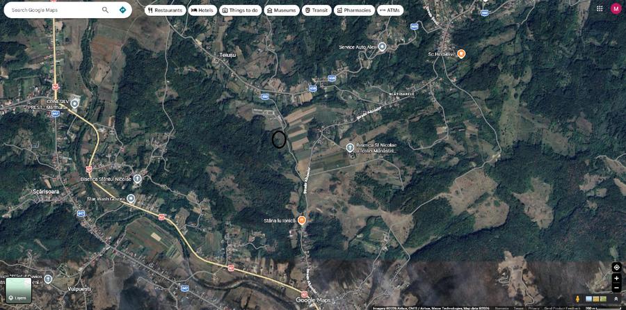 Teren agricol extravilan de 7043 mp, în Mihăești