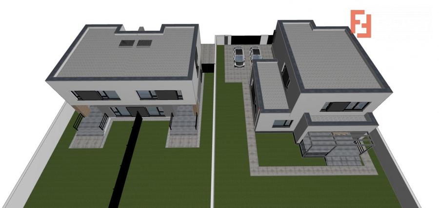 Duplex cu 4 camere cu Canalizare în Giarmata-Vii