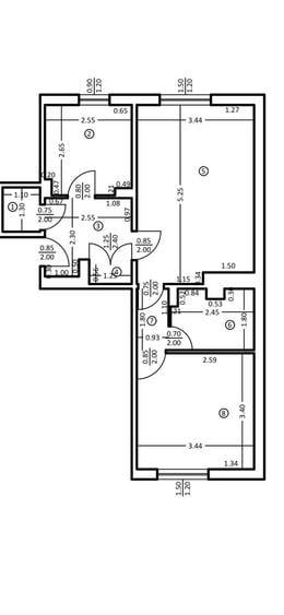 Apartament cu 2 camere semidecomandat în Craiovița Nouă