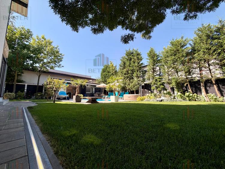 Casă premium P+1E+M cu piscină, bar și curte spectaculoasă | 648 mp tere Berceni - 5