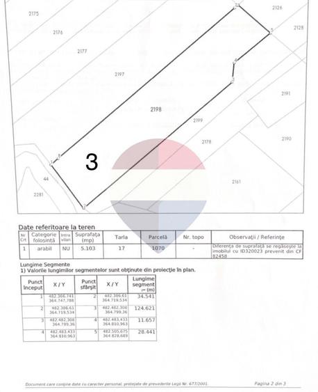 Teren intravilan 8.774 mp cu deschidere la padure / Mares, Albota - 3