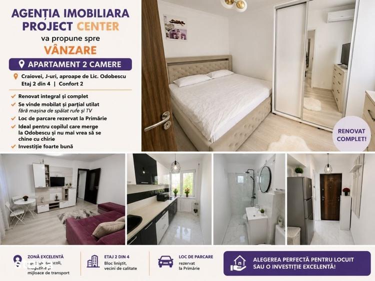 Apartament cu 2 camere în Craiovei
