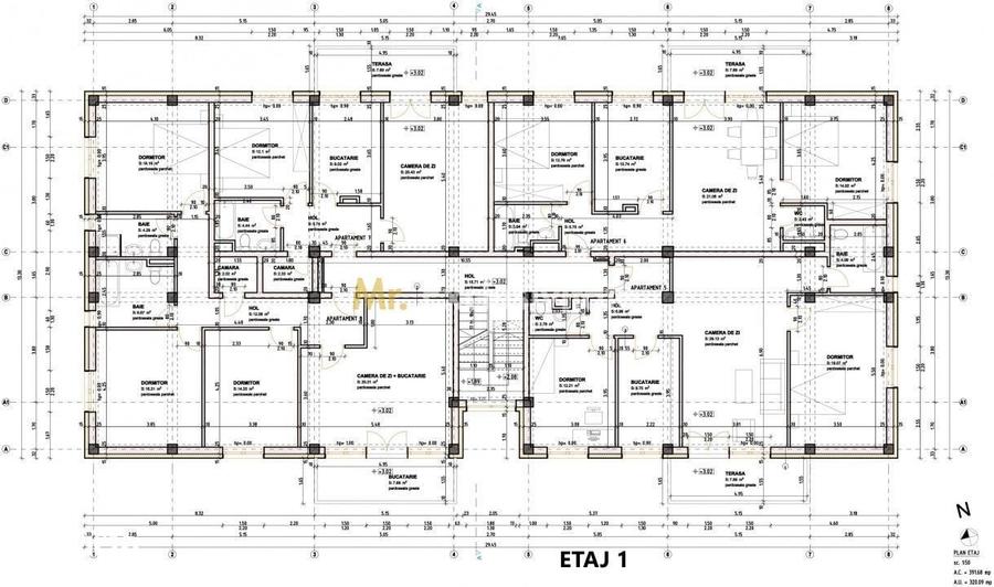 Apartament cu 2 camere în Central