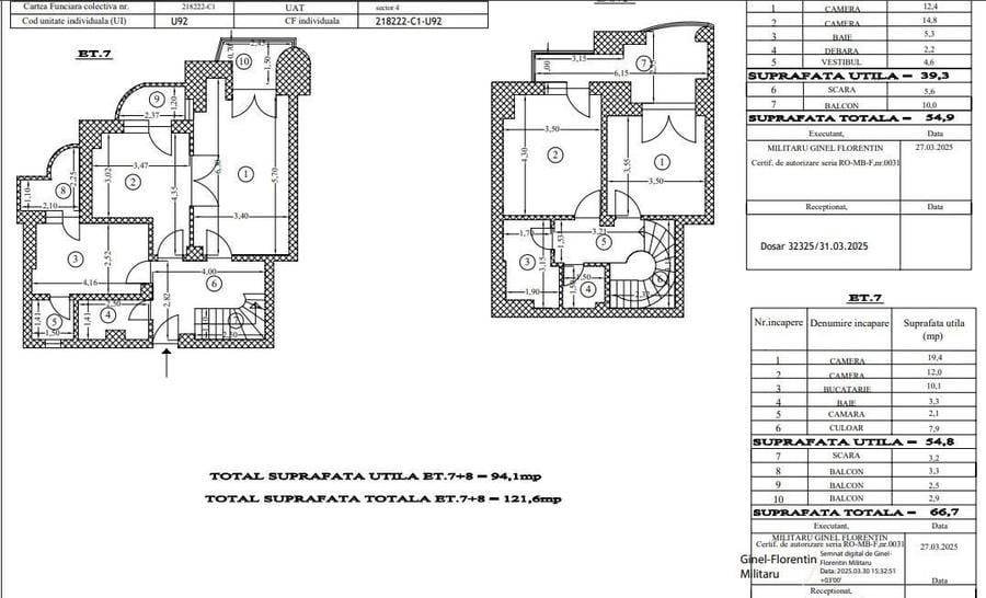 Apartament cu 4 camere în Splaiul Unirii