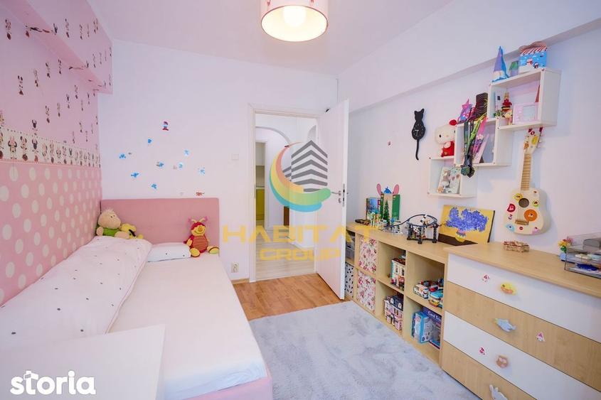 Apartament cu 3 camere decomandat, mobilat în Rahova