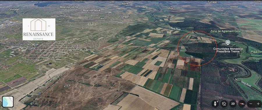 Teren Construcții intravilan de 30000 mp, în Giroc