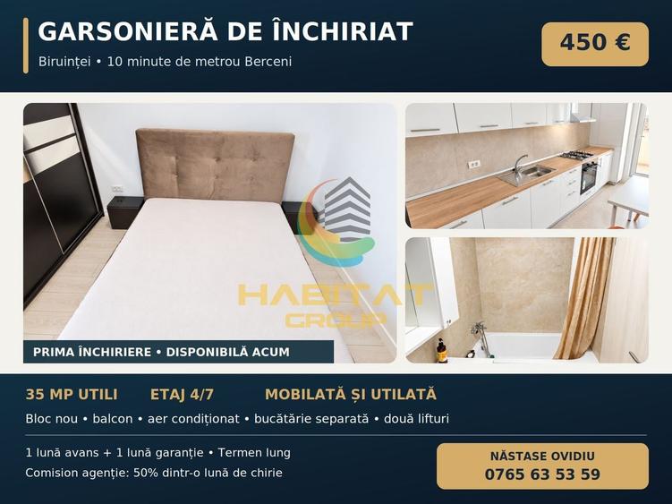 Garsonieră decomandată, mobilată în Sud
