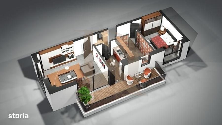Apartament cu 2 camere decomandat în Copou