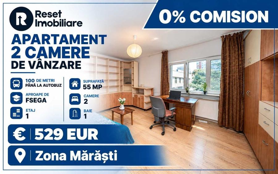Apartament cu 2 camere decomandat în Dosu Bricii