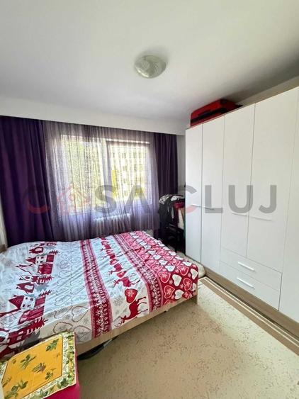 Apartament cu 3 camere semidecomandat, mobilat în Mănăștur