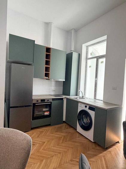 Apartament cu 2 camere nedecomandat, mobilat în Elisabetin