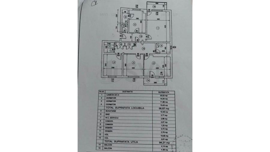 Apartament cu 4 camere decomandat, mobilat în Aviației