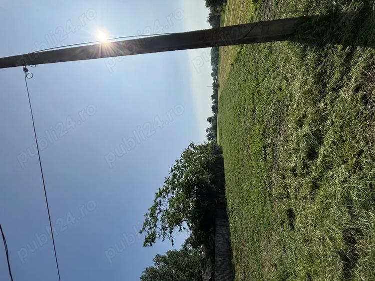 Teren de 5000 mp, în Fusea