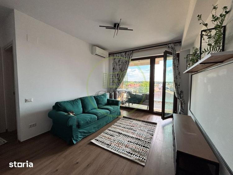 Apartament cu 2 camere semidecomandat, mobilat în Central