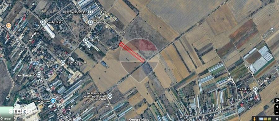 Teren Intravilan de vanzare 4000 mp Copaceni Strada Constantin Duma - 1