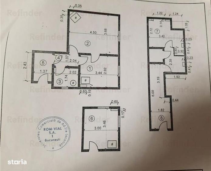 Casă cu 2 camere cu Teren 60 Mp în Grivița