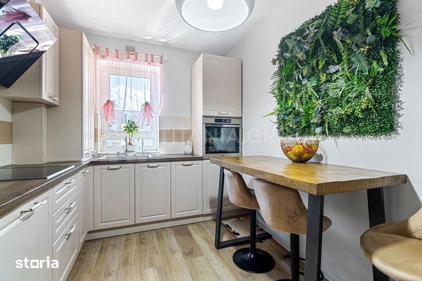 Apartament cu 3 camere, mobilat în Tractorul