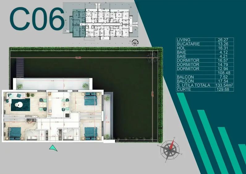 Apartament cu 4 camere decomandat în Theodor Pallady