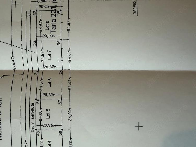 Teren de 496 mp, în Siliștea Snagovului
