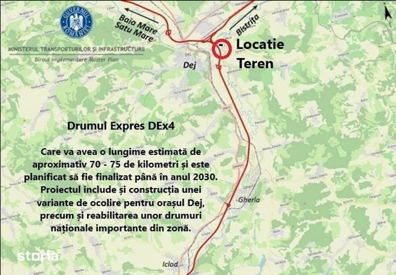 DEJ, Teren Intravilan, 7300mp cu utilitati, Str. Sarata de Jos, nr 35 - 5