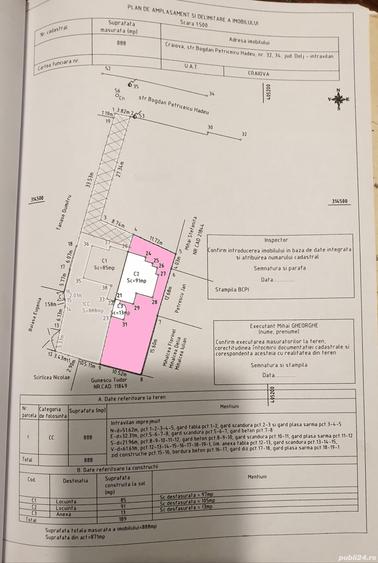 Casă cu 2 camere cu Teren 444 Mp în Central