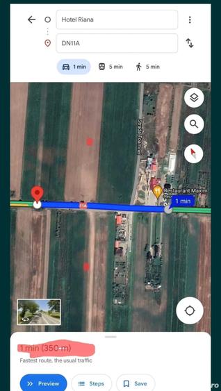 Teren de 5000 mp, în Central