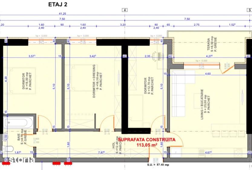 Apartament cu 3 camere decomandat în Sud