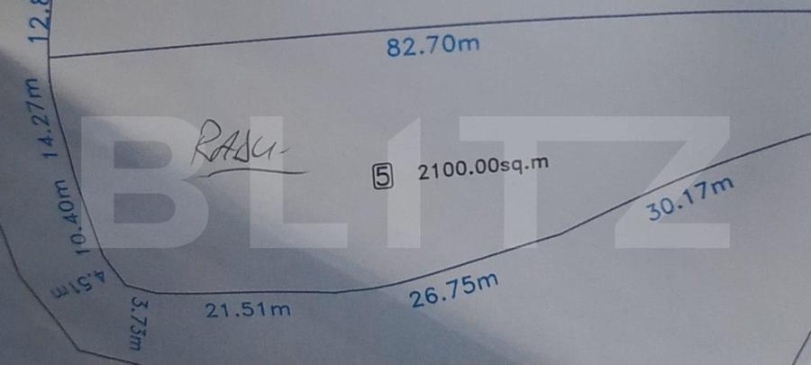 Teren Construcții intravilan de 2100 mp, în Exterior Vest