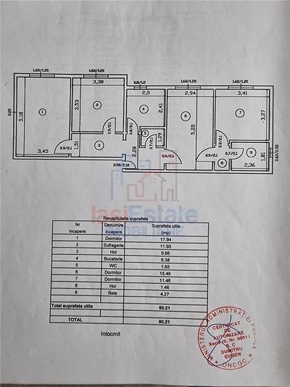 Apartament cu 4 camere decomandat în Filiași