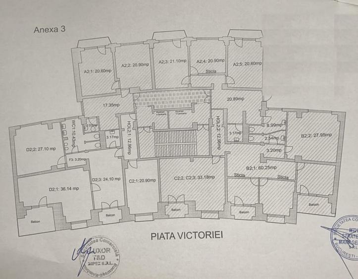 Spații de birouri de închiriat — Victoria Business Center, et. 2 - 15