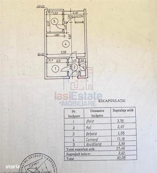 Garsonieră în Alexandru cel Bun