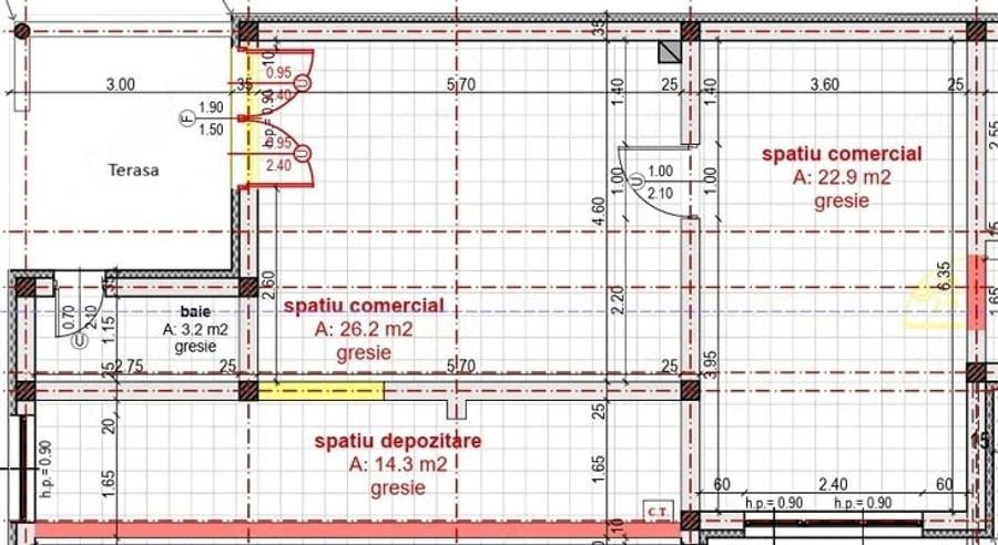 Spațiu comercial, de 70 mp, în Vitrometan