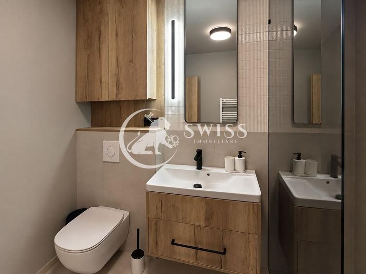Apartament cu 2 camere semidecomandat, mobilat în Central