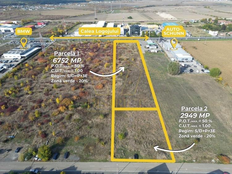 Teren Construcții intravilan de 6752 mp, în Lugojului