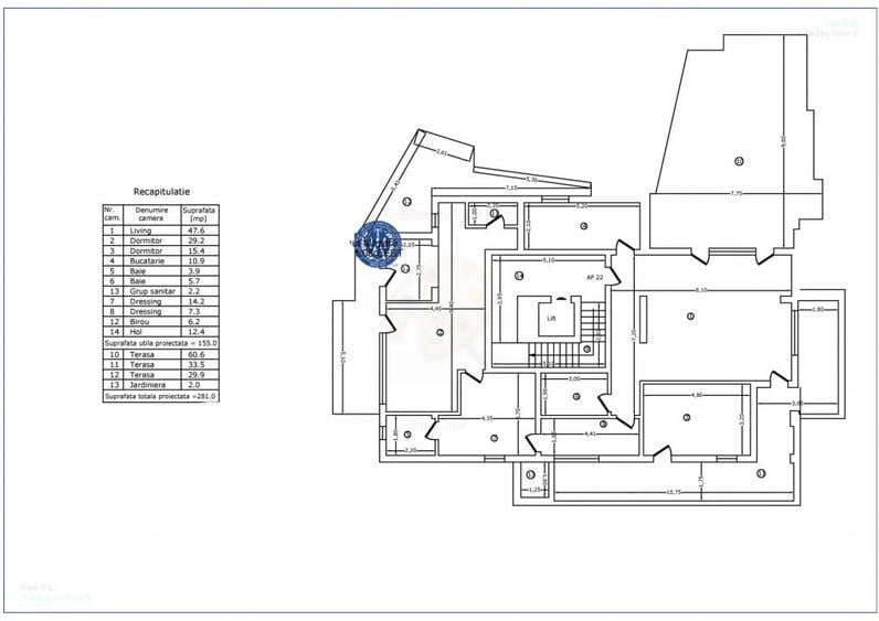 Apartament cu 4 camere decomandat în Ultracentral