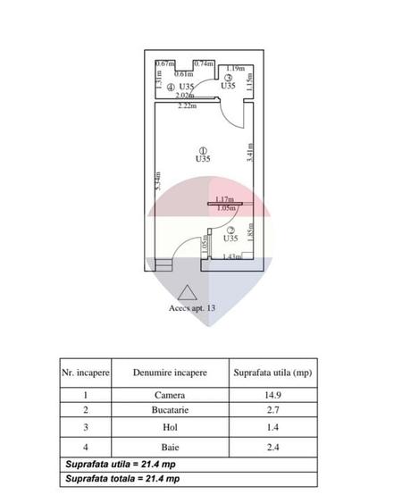 Spațiu comercial, de 21.39999961853 mp, în Astra