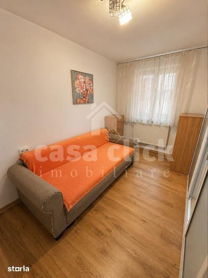 Apartament cu 3 camere semidecomandat în Micro 19