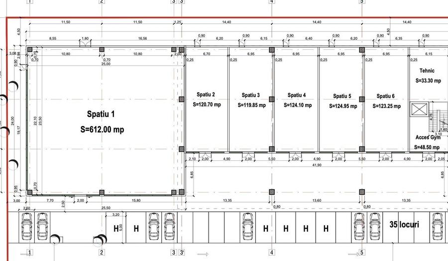 Spațiu comercial, de 2,317 mp, în Periferie