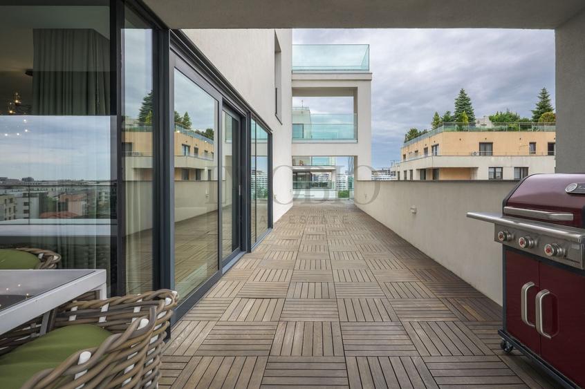 Apartament cu 4 camere, mobilat în Herăstrău