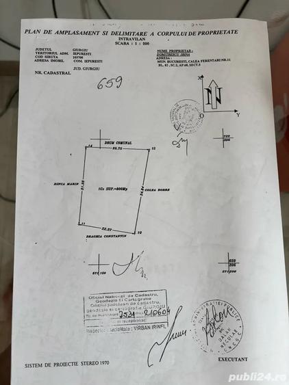 Teren de 800 mp, în Iepurești