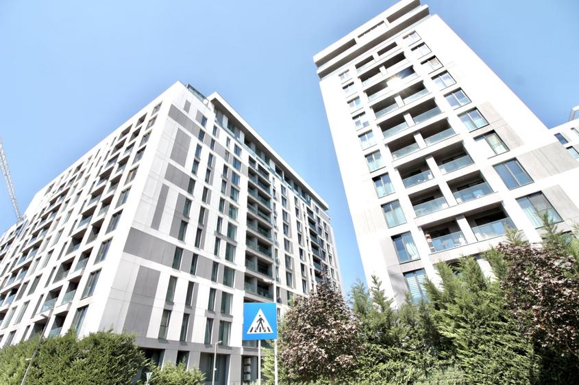 Apartament cu 2 camere semidecomandat, mobilat în Pipera